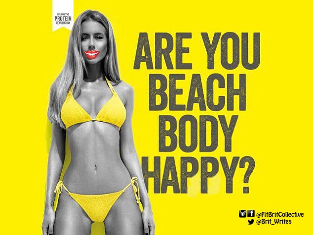 Beach Body Happy Protein World Ad