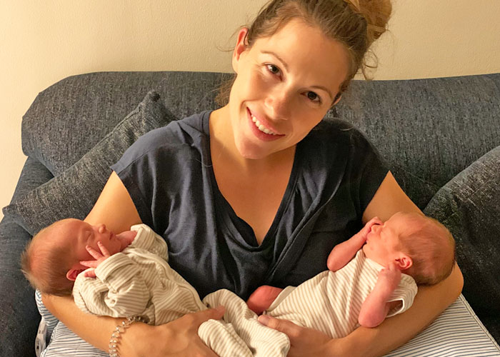 newborn twins fourth trimester